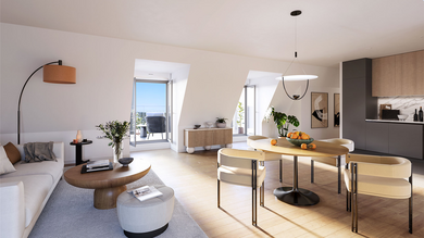 Pavillon Mansart — harmony of classic elegance and contemporary style in the green heart of Sèvres
Project Concept
Pavillon Mansart is a new residential development by the renowned French developer Kaufman & Broad, located in the prestigious Par Pavillon Mansart