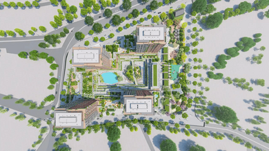 El complejo residencial moderno está ubicado en el distrito de Bahçelievler, considerado una de las mejores áreas cercanas al centro de Estambul. El distrito es famoso por su atractivo histórico y su entorno pintoresco. Esta área es popular entre los Benesta Podio