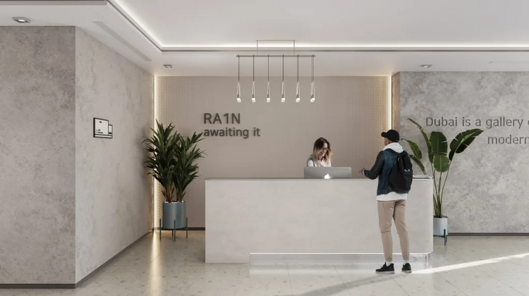 RA1N is a modern 25-story residential complex located in the heart of Jumeirah Village Circle, one of the fastest-growing districts of New Dubai. The project embodies the idea of balance between urban dynamism and private comfort: key landmarks and b RA1N