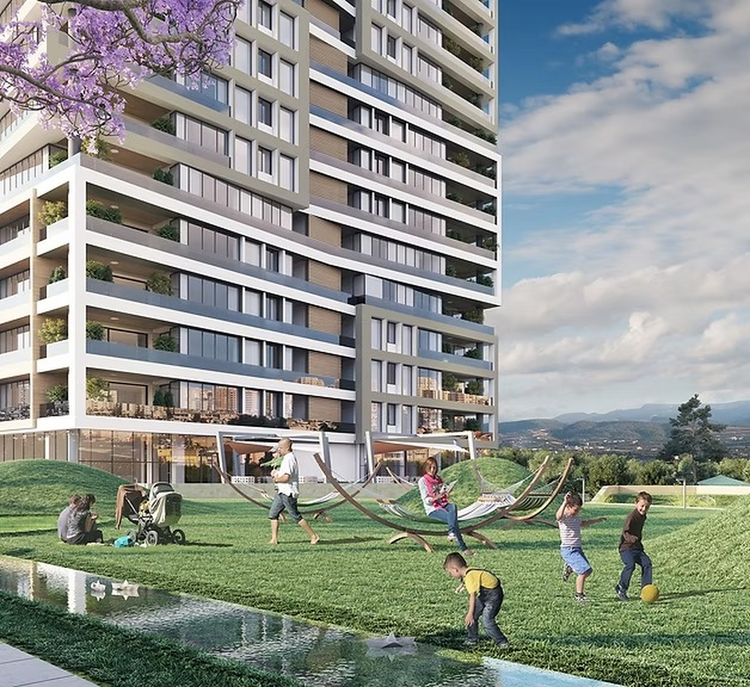 Ekinci Senfoni Nefes - Residential Complex in Yenişehir.
Located in the central part of Yenişehir, Mersin, the project covers an area of 11,300 m². It combines contemporary architecture, spacious layouts, and landscaped green areas to create a comfo Ekinci Senfoni Nefes