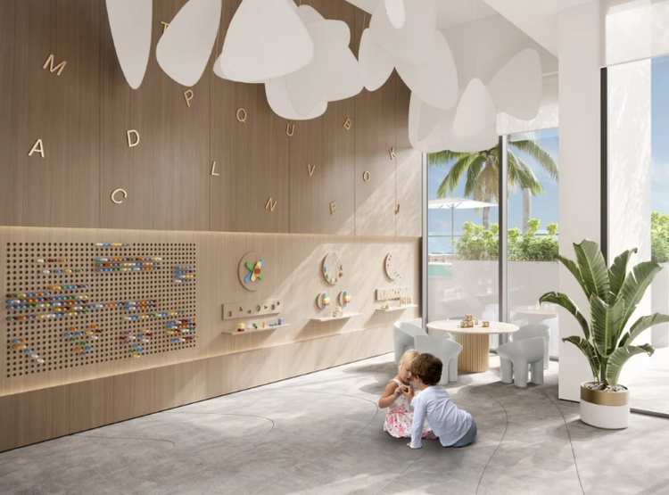 RA1N is a modern 25-story residential complex located in the heart of Jumeirah Village Circle, one of the fastest-growing districts of New Dubai. The project embodies the idea of balance between urban dynamism and private comfort: key landmarks and b RA1N