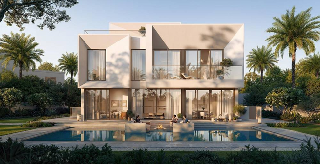 Palace Villas — Ostra presenta una colección exclusiva de villas frente al mar en el prestigioso distrito Palace de The Oasis. Este oasis costero único está diseñado para quienes valoran el lujo, la tranquilidad y la conexión con la naturaleza. Cada Palace Villas — Ostra