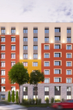 The Yrys residential complex is located along the Astana—Karaganda highway, at 4/3. The building area is characterized by its low number of floors and the availability of all necessary commercial and social infrastructure. It is a quiet and peaceful Yrys
