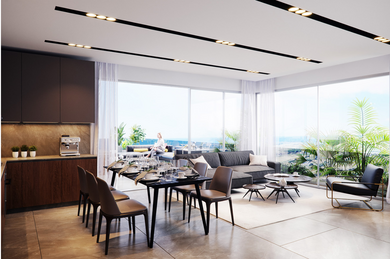 Roy Terraces — Business-Class Comfort Just 80 Meters from the Sea
Roy Terraces (Plus 21) is a stylish new residential development in the heart of Mackenzie — one of Larnaca’s most desirable tourist districts. This elegant project features two modern Roy Terraces ( Plus 21)