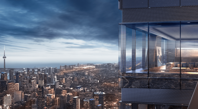 The One — Símbolo de altura, innovación y lujo en el corazón de Toronto
Concepto del proyecto
The One, desarrollado por Mizrahi Developments, redefine los estándares de la arquitectura de lujo en Canadá. Este impresionante rascacielos, ubicado en l The One