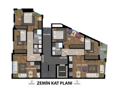EKŞIOĞLU & ÜLKÜ APARTMANI — modern urban living in the heart of Antalya
Located in Antalya’s Yüksekalan neighborhood, Ülkü Apartments is a boutique residential project that combines urban elegance with contemporary comfort. The building consists Ülkü Apartmanı