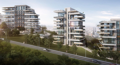 Nisantasi Koru is a new premium residential complex located in one of Istanbul's most prestigious districts, Nisantasi, in the European part of the city. The project embodies the concept of a "healthy home," offering residents a comfortable life in h Nişantaşı Koru