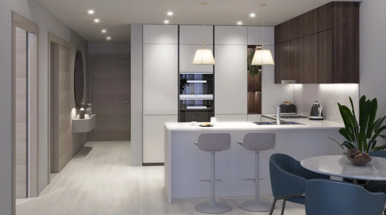 RA1N is a modern 25-story residential complex located in the heart of Jumeirah Village Circle, one of the fastest-growing districts of New Dubai. The project embodies the idea of balance between urban dynamism and private comfort: key landmarks and b RA1N