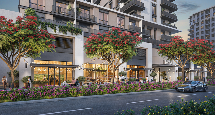 HAYA on the park de NSHAMA ofrece apartamentos de 1 a 3 habitaciones y dúplex de 3 habitaciones en un edificio de 14 pisos. Las residencias cuentan con cocinas totalmente equipadas y balcones con vistas al parque central de Town Square Dubai. La infr HAYA on the Park