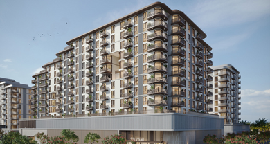 Savannah es un proyecto residencial de lujo de NSHAMA ubicado en la vibrante Town Square. El complejo ofrece apartamentos de 1 a 3 dormitorios y dúplex de tres dormitorios. El área de los objetos es de 60 m2. m a 168 m2. Cada residencia contará con b Savannah