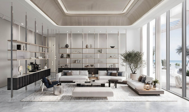 Ellington Properties has unveiled Cala Del Mar, a 16-story residential development located on Al Marjan Island. It offers a collection of studios and one to three-bedroom apartments, as well as a single four-bedroom residence.
The offered units rang Cala Del Mar