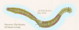 La isla de Al Thuraya es una impresionante isla de Ajmal Makan situada en el centro de Sharjah. Tiene una superficie total de 474.000 metros cuadrados, incluida una playa de 52.430 metros cuadrados. La isla ofrece villas de lujo de 5, 6 y 8 dormitori Al Thuraya Island