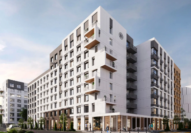 Säulet 是哈萨克语中“建筑”的意思,这个名字完美体现了住宅综合体的概念,结合了现代舒适与美学。该综合体位于城市的活力区域,周围有发达的交通基础设施,方便快捷地到达城市的各个角落。
Säulet 的建筑风格与城市景观和谐融合,营造出舒适与宏伟的氛围。宽敞明亮的房间、精心设计的布局和对细节的关注,确保了在这一独特且时尚的空间中享有舒适而充实的生活。 Säulet