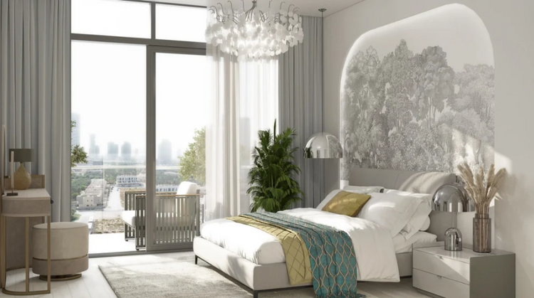 RA1N is a modern 25-story residential complex located in the heart of Jumeirah Village Circle, one of the fastest-growing districts of New Dubai. The project embodies the idea of balance between urban dynamism and private comfort: key landmarks and b RA1N