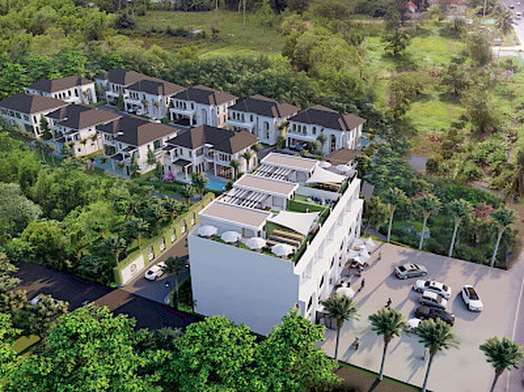 Fifth Element Villa es una exclusiva villa de lujo ubicada en una pintoresca colina en la isla de Samui, Tailandia. La villa ofrece impresionantes vistas al océano y a los bosques tropicales, creando una atmósfera única de aislamiento y tranquilidad. Fifth Element Villa