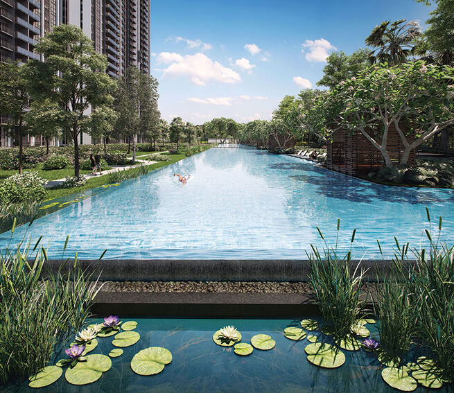 Parc Riviera — la esencia del estilo de vida moderno en el corazón verde de Singapur
Concepto del proyecto
Parc Riviera es un exclusivo desarrollo residencial creado por EL Development (Pte) Ltd, ubicado en el prestigioso distrito West Coast Vale, a Parc Riviera