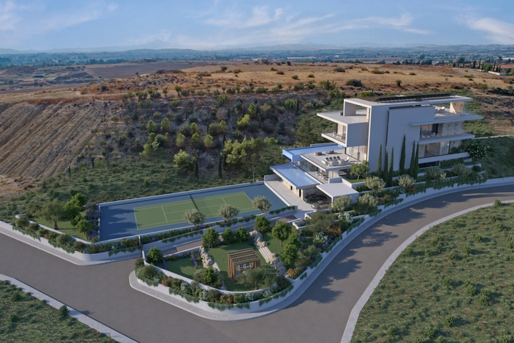 Actualmente en fase de planificación, Dea Co Hill es una mansión súper lujosa con impresionantes vistas al mar y una superficie cubierta de 1170 m² distribuida en 5 niveles. Esta magnífica casa de 5 dormitorios ha sido estratégicamente diseñada para Dea Co Hill