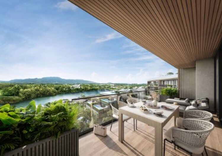 Laguna Lakelands Waterside Residences representa la armonía entre espacio, agua y luz en un entorno arquitectónico moderno.
El edificio de siete plantas ofrece apartamentos de una a tres habitaciones, donde el cielo infinito se funde con la serenida Laguna Lakelands Waterside Residences