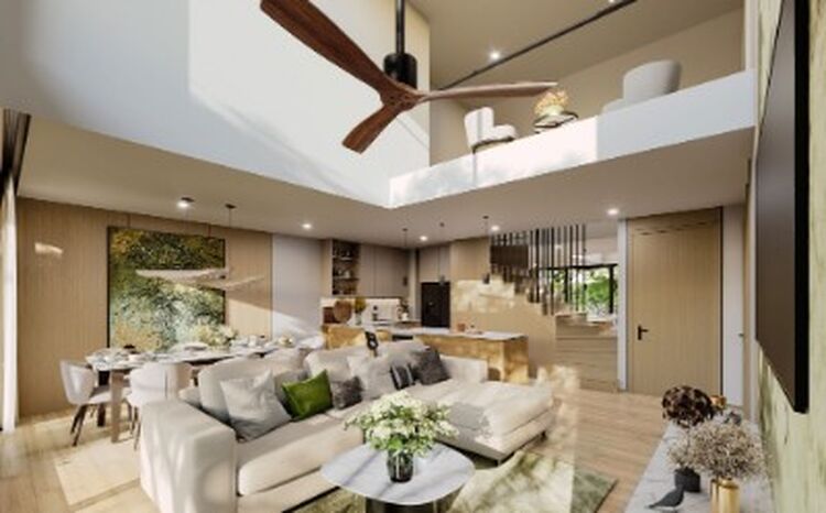 Laguna Lakelands Waterside Residences representa la armonía entre espacio, agua y luz en un entorno arquitectónico moderno.
El edificio de siete plantas ofrece apartamentos de una a tres habitaciones, donde el cielo infinito se funde con la serenida Laguna Lakelands Waterside Residences