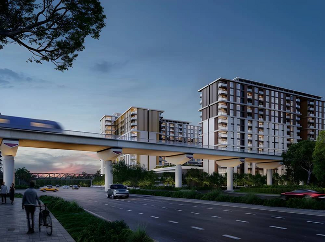 Terra Heights en Expo Living de Expo City ofrece un enfoque moderno de vida urbana. Situado a minutos del centro de transporte de Dubái y del Aeropuerto Internacional Al Maktoum, el complejo combina arquitectura cuidadosamente planificada, patios ver Terra Heights