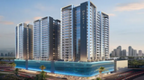 LUM1NAR Tower is the new embodiment of architectural elegance in Dubai, where light and form merge in harmony. The tower is designed as a symbol of modern style and refined aesthetics: matte glass panels, softly illuminated from within, create a shim LUM1NAR Tower