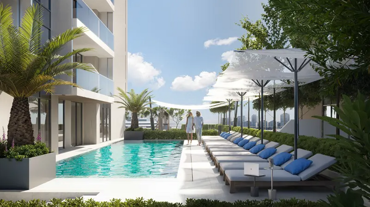 LUM1NAR Tower is the new embodiment of architectural elegance in Dubai, where light and form merge in harmony. The tower is designed as a symbol of modern style and refined aesthetics: matte glass panels, softly illuminated from within, create a shim LUM1NAR Tower