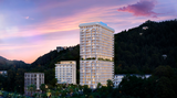 Wyndham Grand Residences Batumi Gonio. Aqua es una inversión rentable en Georgia. Wyndham Grand Aqua es un hotel de cinco estrellas de 20 plantas en Gonio, Batumi, situado en primera línea de mar. El complejo se está construyendo a 250 metros del mar Wyndham Grand Residences Batumi Gonio. Aqua