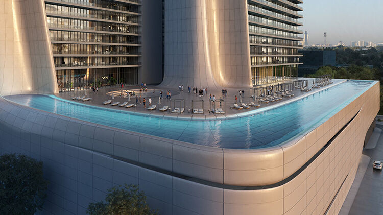 Akala is an innovative project in Dubai, combining branded residences, a 5★ hotel, a fitness club, and an immersive spa complex. The “Precision Wellness” concept makes it the first space where architecture and technology are dedicated to harmonizing Akala