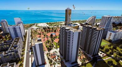 New Boulevard Residence — modern residential complex in Batumi
Project Concept
New Boulevard Residence is a stylish residential complex by developer Bat Towers, located in one of the most dynamically developing districts of Batumi. The project is de New Boulevard Residence