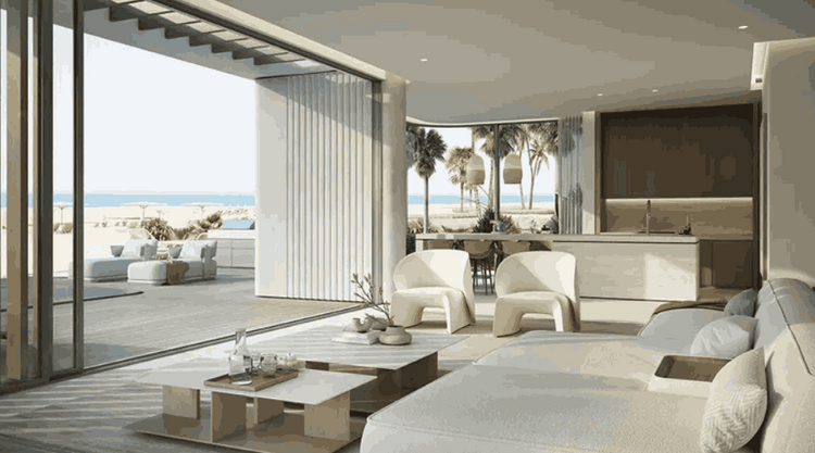 NB Collection is an exclusive waterfront development by RAK Properties located on Hayat Island in Ras Al Khaimah. This complex features only 11 three-storey 4-bedroom villas with a total area of 421-466 square meters. The size of the land plots range NB Collection