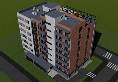 El complejo residencial Aim Town de Tiflis es una encarnación de las modernas tecnologías de construcción y de un estilo arquitectónico único. El proyecto se basa en un edificio de ocho plantas construido con tecnología de armazón monolítico, que gar Aim Town