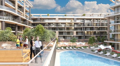 El complejo residencial situado en el número 1 de la calle Krtsanisi de Tiflis es un moderno complejo formado por tres edificios de cinco plantas. El proyecto se distingue por su cuidado diseño paisajístico, que incluye un acogedor patio con juegos i Krtsanisi Margaliti