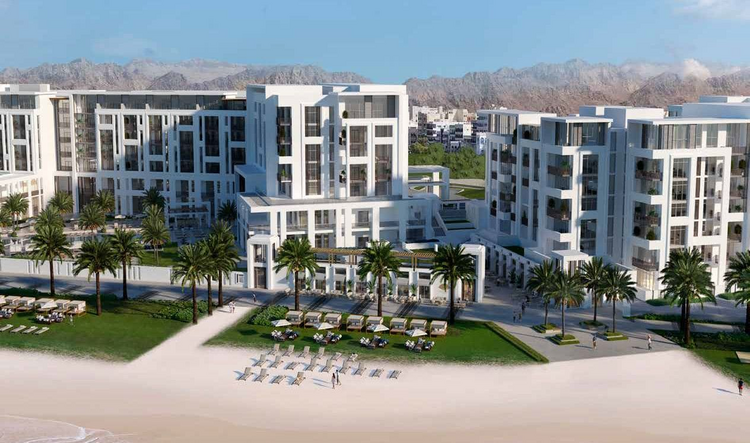 Mandarin Oriental Oman es un desarrollo residencial de lujo ubicado en la prestigiosa zona de Muscat, que ofrece residencias de lujo y comodidades de cinco estrellas. El proyecto incluye amplias villas y apartamentos con un diseño moderno, que combin Mandarin Oriental