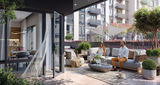 HAYA on the park de NSHAMA ofrece apartamentos de 1 a 3 habitaciones y dúplex de 3 habitaciones en un edificio de 14 pisos. Las residencias cuentan con cocinas totalmente equipadas y balcones con vistas al parque central de Town Square Dubai. La infr HAYA on the Park
