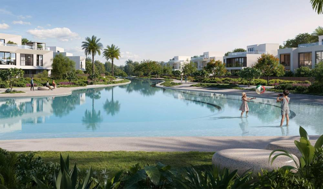 Palace Villas — Ostra presenta una colección exclusiva de villas frente al mar en el prestigioso distrito Palace de The Oasis. Este oasis costero único está diseñado para quienes valoran el lujo, la tranquilidad y la conexión con la naturaleza. Cada Palace Villas — Ostra