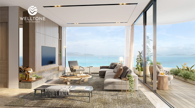 Welltone Luxury Residence —— 海岸之心的建筑优雅与宁静之美
项目概念
Welltone Luxury Residence 是由 Danh Khôi Group 开发的高端住宅项目,位于越南 庆和省芽庄市(Nha Trang)Cồn Tân Lập 海滨核心地段。
项目秉承 健康生活(wellness-living) 理念,将舒适、美学与身心平衡融为一体,打造真正意义上的高端海居生活方式。
项目旨在营造一个充满海洋气息与建筑艺术之美的空间,融合自然清新、优雅设计与 Welltone Luxury Residence