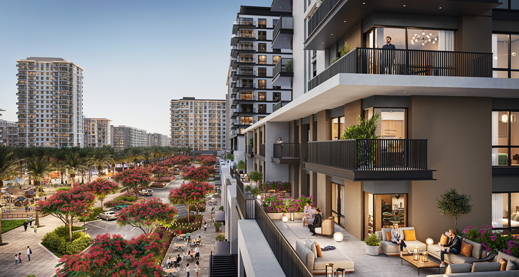 HAYA on the park de NSHAMA ofrece apartamentos de 1 a 3 habitaciones y dúplex de 3 habitaciones en un edificio de 14 pisos. Las residencias cuentan con cocinas totalmente equipadas y balcones con vistas al parque central de Town Square Dubai. La infr HAYA on the Park