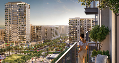 HAYA on the park de NSHAMA ofrece apartamentos de 1 a 3 habitaciones y dúplex de 3 habitaciones en un edificio de 14 pisos. Las residencias cuentan con cocinas totalmente equipadas y balcones con vistas al parque central de Town Square Dubai. La infr HAYA on the Park