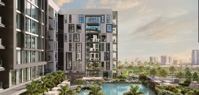 Arbor View by Ellington Properties is a new premium project located in Dubailand. The seven-story building includes two floors of amenities and public areas. Construction is scheduled for completion in the first quarter of 2026.
The Arbor View devel Arbor View