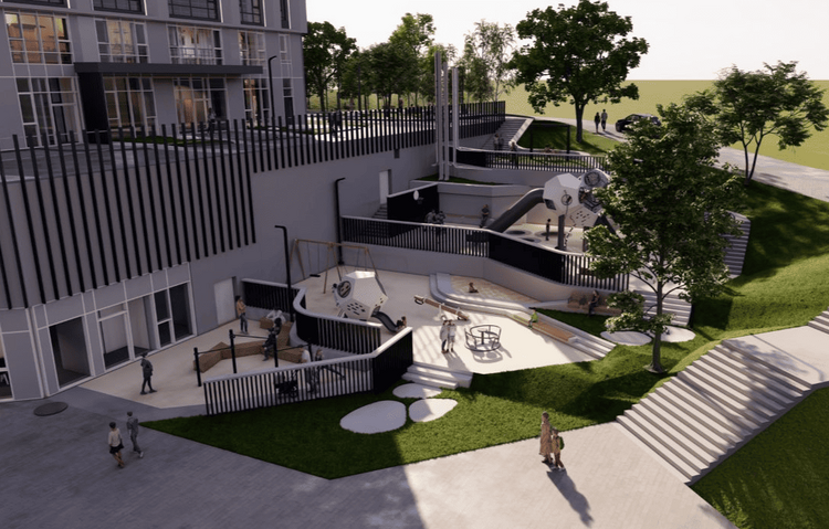 Maclay is the first tower within Silver Bay, a new residential quarter developed as part of the integrated urban renewal of the Silver Bay area.
It is a standalone 24-story monolithic building situated on the first line of Kungas Beach. As one of th Maclay