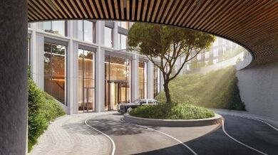 The collection of twelve club houses is located in a picturesque private park on the banks of the Moscow River, next to the legendary Luzhniki Sports Complex. The LUZHNIKI COLLECTION project is the result of work by an international team of architect Luzhniki Collection