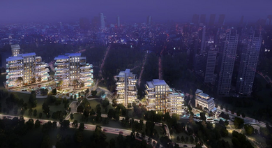 Nisantasi Koru is a new premium residential complex located in one of Istanbul's most prestigious districts, Nisantasi, in the European part of the city. The project embodies the concept of a "healthy home," offering residents a comfortable life in h Nişantaşı Koru