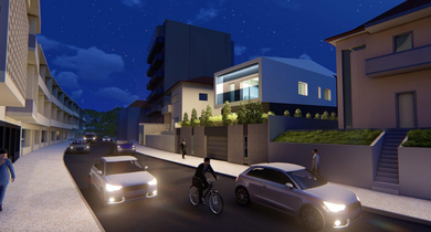 VILLA ESPATÁRIOS 6 – ALMADA
Una vivienda familiar con vistas panorámicas a Lisboa en el corazón de Almada.
Villa Espatários 6 es una residencia familiar elegante y funcional situada en una zona tranquila pero céntrica de Almada, a solo 50 metros de Espatários 6