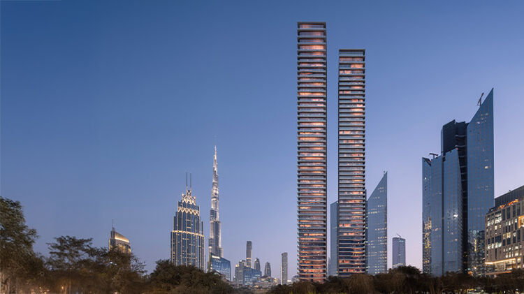 Akala is an innovative project in Dubai, combining branded residences, a 5★ hotel, a fitness club, and an immersive spa complex. The “Precision Wellness” concept makes it the first space where architecture and technology are dedicated to harmonizing Akala