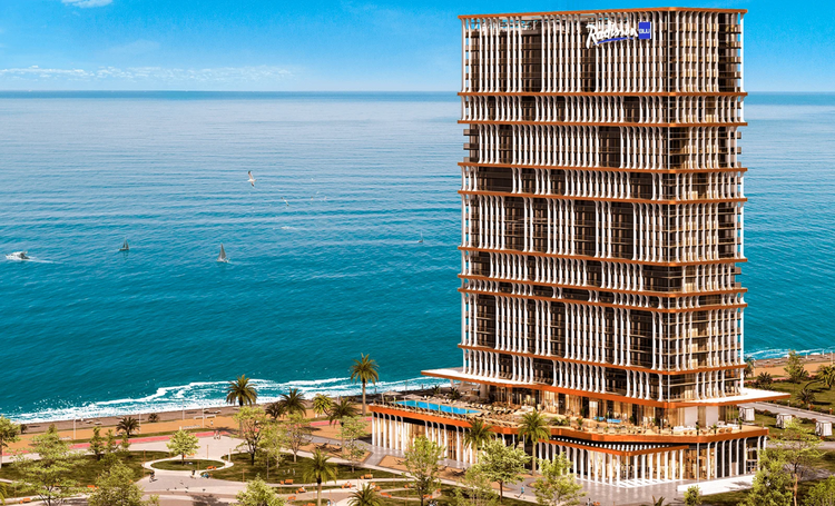 Radisson Blu Residences is an exclusive 5-star residential and investment complex located on the picturesque Black Sea coast. The construction is being carried out in the prestigious in Batumi - Gonio, where mountain and sea air, clean beaches and pr Radisson Blu Residences