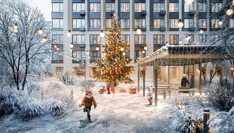 GloraX Pargolovo is a large-scale comfort-class residential complex located in the Vyborgsky District of Saint Petersburg, designed as a self-sufficient neighborhood where everything needed for daily life is within walking distance.
The complex comp GloraX Pargolovo