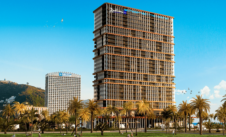 Radisson Blu Residences is an exclusive 5-star residential and investment complex located on the picturesque Black Sea coast. The construction is being carried out in the prestigious in Batumi - Gonio, where mountain and sea air, clean beaches and pr Radisson Blu Residences