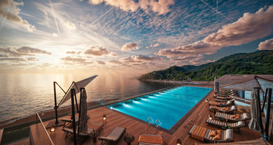 A beautiful project in Kvariati in Batumi, characterized by sophistication and unique design, complemented by a picturesque olive garden. Artfully selected shades and forms harmonize with the surrounding nature. There are 472 exclusive apartments in Next Gardens